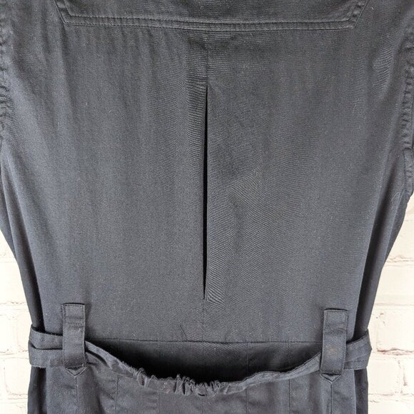 Alfani Sleeveless Black Dress w/ Silver Stud Buttons - Size 2 - Picture 9 of 9